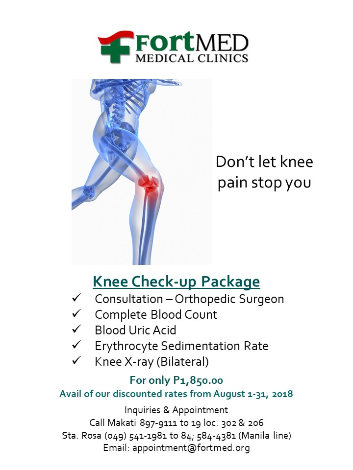 Knee Check-Up – FortMED Clinics