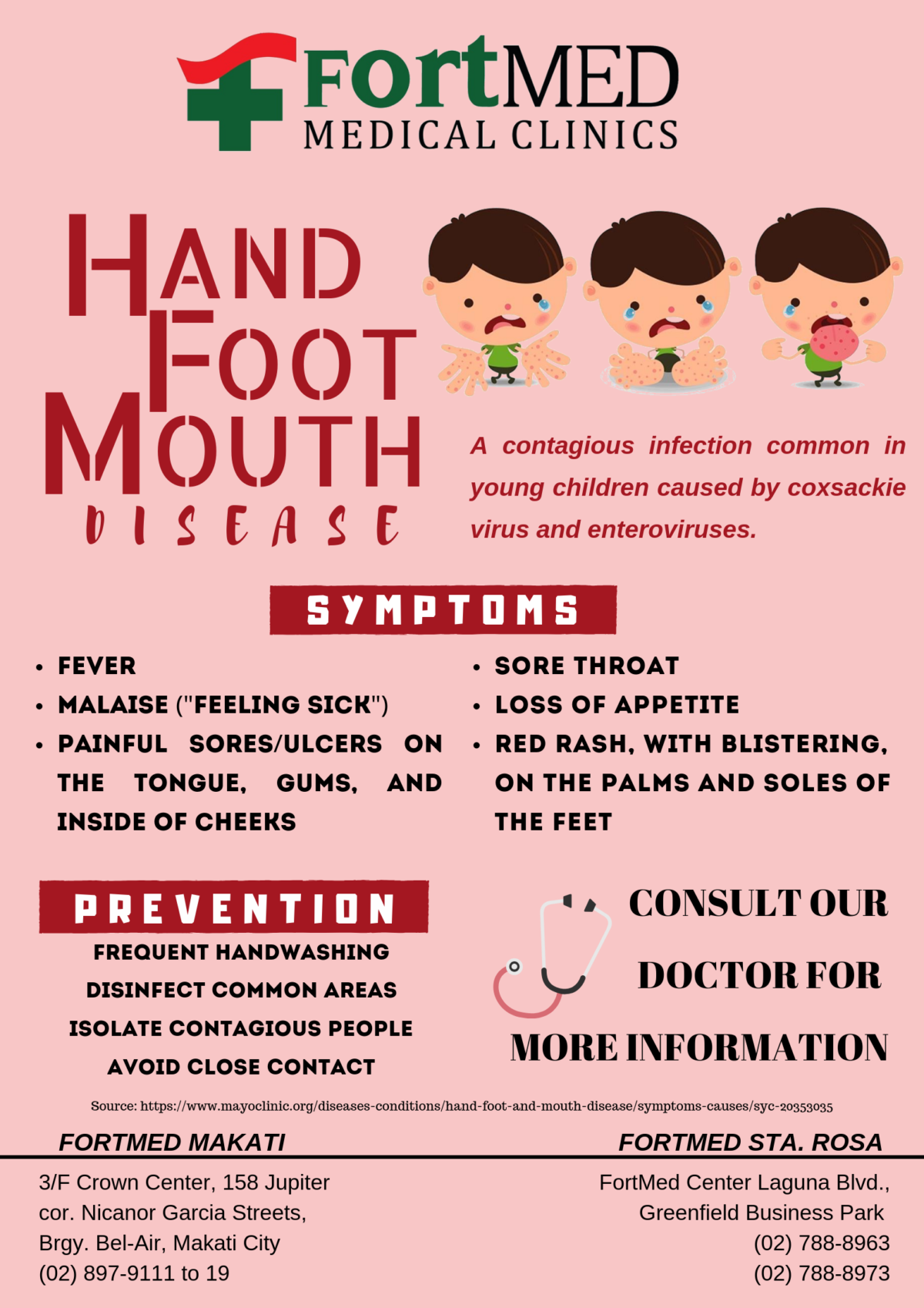 Hand Foot And Mouth Disease Poster Hfmd Symptoms And Prevention | Sexiz Pix